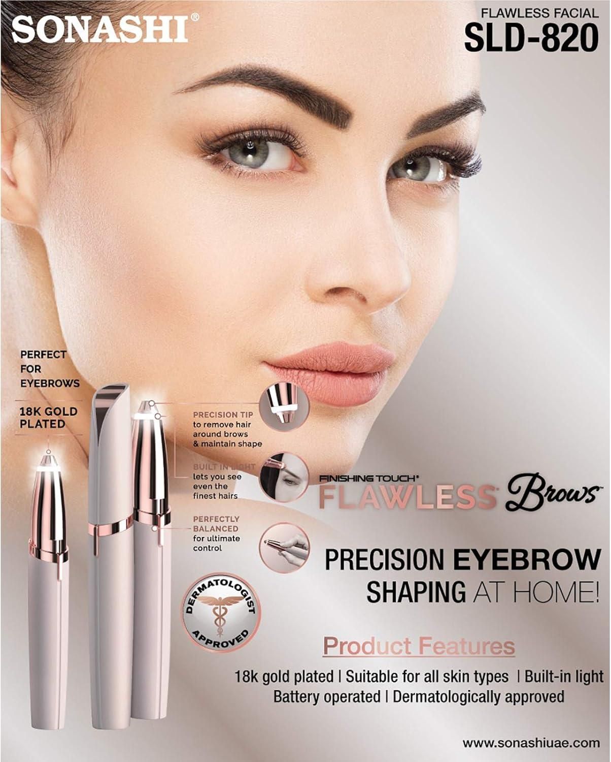 2 in 1 electric eyebrow trimmer