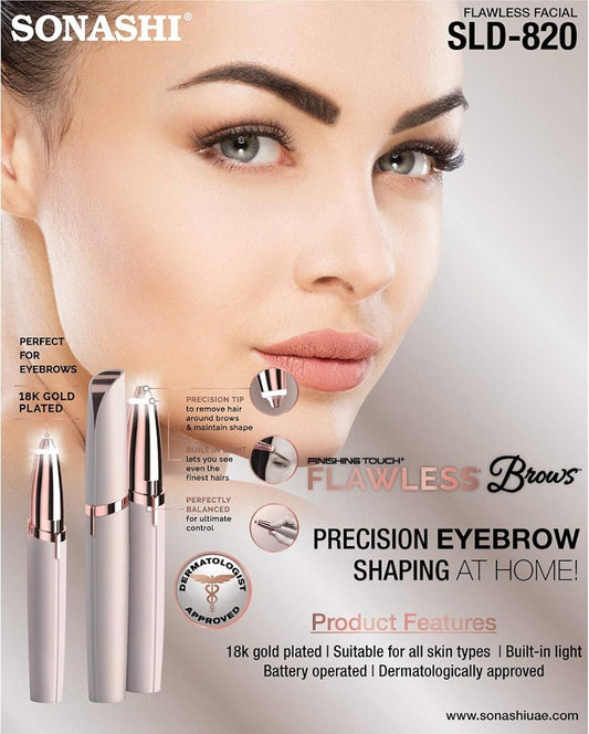 2 in 1 electric eyebrow trimmer