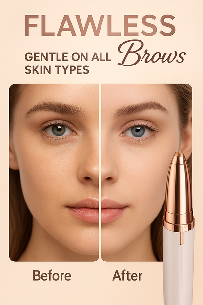 2 in 1 electric eyebrow trimmer